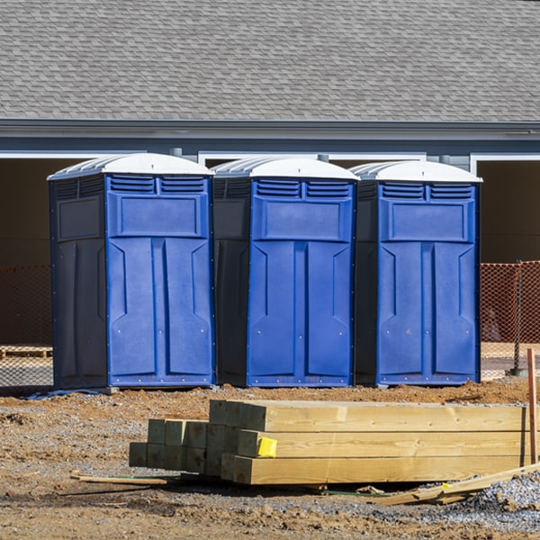 how do you dispose of waste after the porta potties have been emptied in Unity